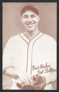 1939 Exhibit Bob Feller Portrait Cleveland Indian Very Good to Excellent/EX Card - Picture 1 of 2