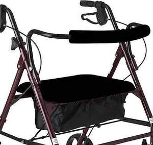 Unisex Rollator Walker Seat and Backrest Rollbar Covers Universal Soft Rollator - Picture 1 of 1