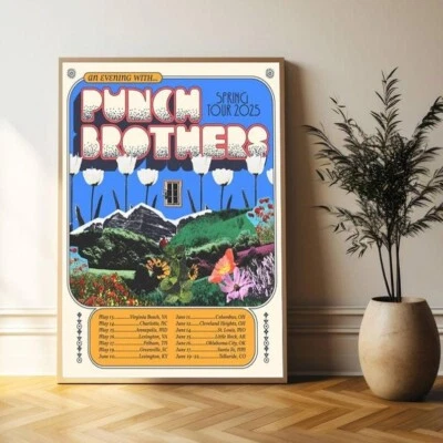 Punch Brothers Poster Spring 2025 Tour - Wall Decor - Image 1 of 4