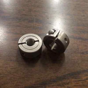 Cuello de eje roscado para 1/4"-20 tamaño de hilo, acero inoxidable 303 - Imagen 1 de 2
