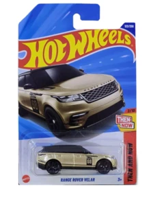 NEW 2025 HOT WHEELS RANGE ROVER VELAR SERIES THEN AND NOW GOLD - Picture 1 of 2