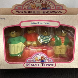 Vintage Maple Town Bobby Bear's Family Tonka 1986 Neu in OVP ungeöffnet!! Sammlerstück - Bild 1 von 7