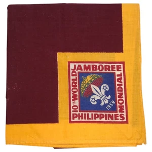 1960 10th World Scout Jamboree Philippines Regular Issue Neckerchief (LB1857) - Picture 1 of 2