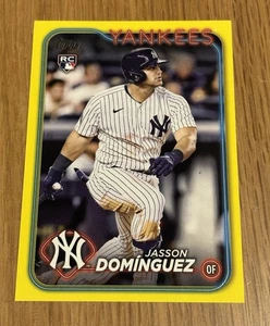 2024 Topps Series 1 - Jasson Dominguez #60 Yellow (RC) - Bild 1 von 2