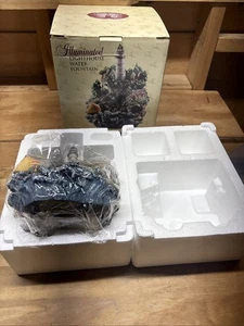 Classic Treasures Musical Lighthouse Water Fountain Plays Water Flowing Sounds- - Picture 1 of 19