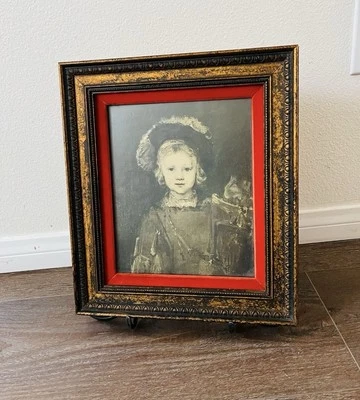 Impresión enmarcada personalizada "Retrato del hijo del artista Titus" de Rembrand Van Rijn Foto 1 de 4