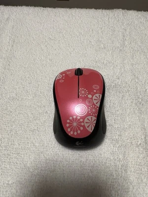 Logitech Wireless Mouse Pink M317 Tested Works - Image 1 of 4