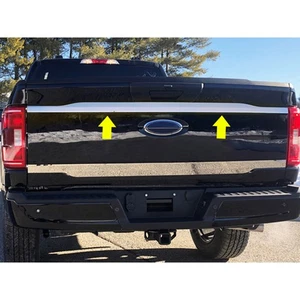 Polished Tailgate Accent Trim fit for 21-23 Ford F-150 Crew Cab 6.5' bed [2pcs] - Picture 1 of 3