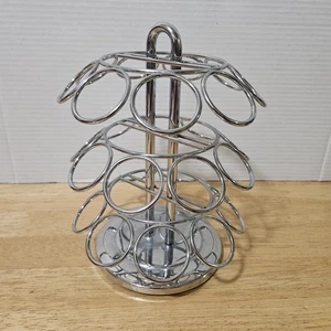 Keurig Drehbarer K Getränkehalter Karussell 27 Kaffeepads Silber Aufbewahrungsregal - Bild 1 von 2