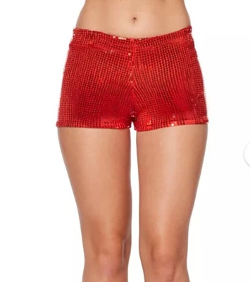 Disfraz corto de lentejuelas rojas para niño talla S/M Foto 1 de 2