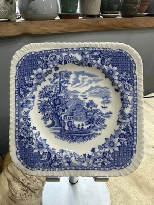 Antique Seaforth Blue And White Side Plate Made In England 1910-1930 - Image 1 of 4