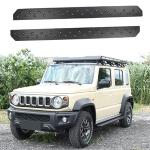 A Set Side Step Running Board Nerf Bar Fits for Suzuki Jimny 5D JC74W 2018-2026 - Picture 1 of 6