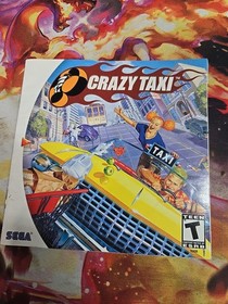 Crazy Taxi Manual Only !!!(Sega Dreamcast, 2000 - Authentic Manual!! No Disc