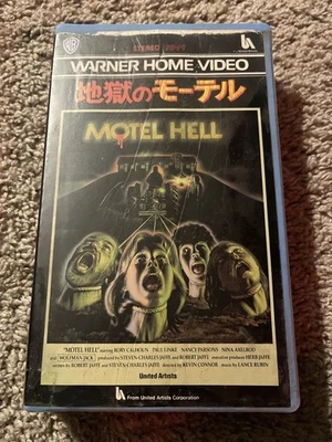 Motel Hell (1980) Japanese Warner Home Video VHS Slasher Horror Gore Rare - Image 1 of 4