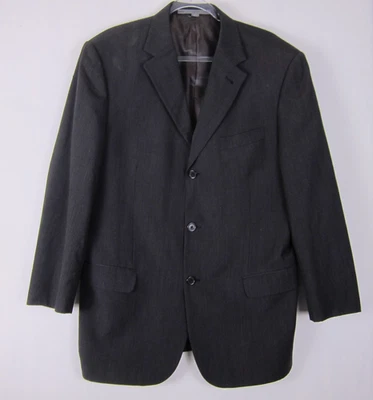 Chaqueta Blazer Traje Negro A Medida a Mano Giorgio Cosani Le Collezioni Talla 42R Foto 1 de 4