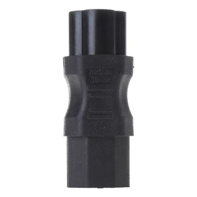 IEC 320 3-Pin C13 Female To C6 Male Cloverleaf Plug AC Power Adapter Converter - Image 1 of 4