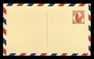UXC3/UPSS #SA3c2 THINNED LINE VARIETY MINT AIRMAIL POSTAL CARD - Picture 1 of 4