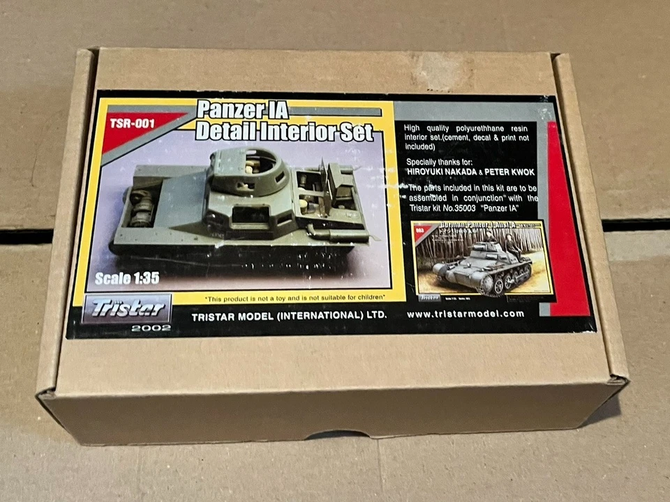 Panzer IA Detail Interior Set - Tristar TSR-001 1/35 - Immagine 1 di 2