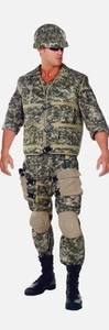 Underwraps Army Ranger Military Deluxe Adult Mens Costume One Size B2444 - Picture 1 of 4