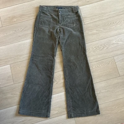 VTG Banana Republic Pants Womens Sz 0 Brown Corduroy Cord Pinwale Boot Flare Y2K - Image 1 of 4