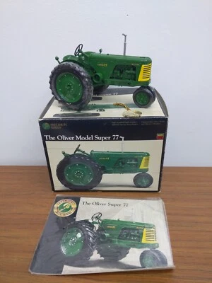 1/16 Ertl Oliver Super 77 Tractor Narrow Front & Green Rims Precision Series #10 - Image 1 of 4