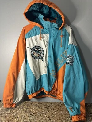 VINTAGE Florida Marlins Pro Player Winter Coat/Jacket 1993 Inaugural Year SizeXL - Image 1 of 4