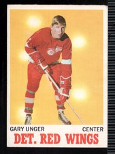 1970 O-Pee-Chee NHL Hockey Card #26 - Gary Unger - Detroit Red Wings - Sharp