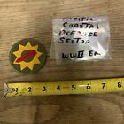 Us Army Ww2 Patch Pacific Coastal Defence Sector Military Vintage World War Ii