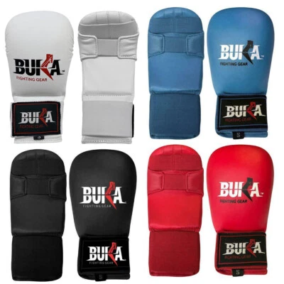 BUKA FIGHTING GEAR BUKA Karate Punching Gloves Mitts, Martial Arts, Taekwondo, Boxing, MMA NEW
