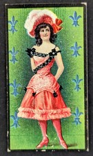Vintage 1903 Girls in Costumes British American T440 Tobacco Card
