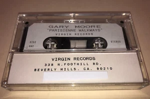 Gary Moore Parisienne Walkways hit single Virgin promo cassette tape - Picture 1 of 5