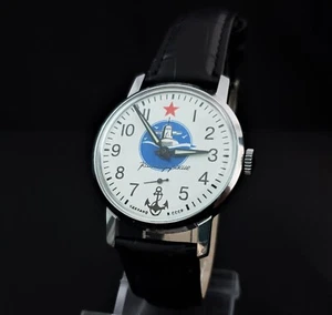 Orologio Vintage URSS Komandirskie Pobeda 2602 Orologio Militare Sovietico Zim 15 Gioielli - Foto 1 di 12