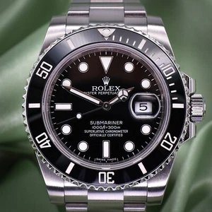Rolex Submariner Date Complete Set Oysters Bracelet with Black Bezel | 116610LN - Picture 1 of 11