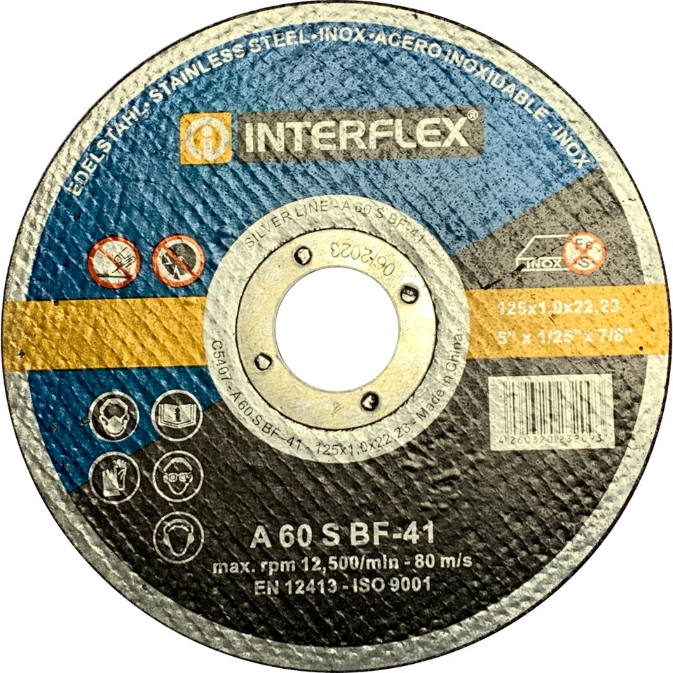 50 Stück Trennscheiben Ø125 x1mm INOX Edelstahl Metall Flexscheiben Extradünn  - Bild 1 von 1