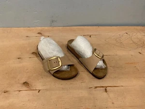 Birkenstock Madrid Big Buckle Slide , Sandcastle Nubuck , Sz 37 / US 6 - 6.5 - Picture 1 of 10
