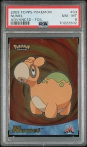 PSA 8 2003 TOPPS ADVANCED NUMEL FOIL Pokemon - Picture 1 of 2