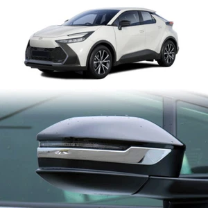 Chrome Rearview Mirror Side Molding Trim Stripe For Toyota Crown 23-25 C-HR 2025 - Picture 1 of 5