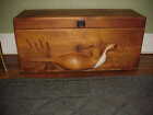 Rare Vintage Chest Custom Made With Hand-Carved Duck Decoy On Front