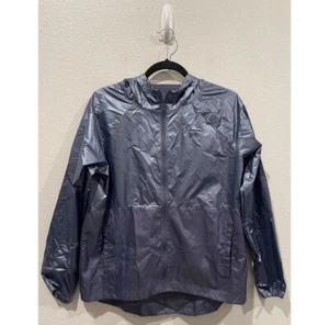 Chaqueta de lluvia Under Armour para mujer tejida metálica con capucha talla S - Imagen 1 de 5