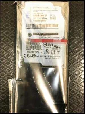 IBM 00Y2432 00Y2507 00MJ149 00AR010 2.5 in 1.2TB 10K 6G SAS V3700 Hard Drive - Image 1 of 2