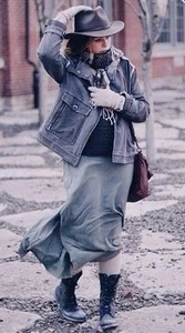 Free People Pinstripe Railroad Jacket Moto Oversized Asymmetrical Zip F520J547 - Picture 1 of 3