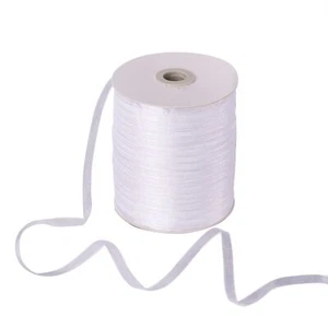 500 Yards 1/4" Sheer Organza Ribbon Craft Decorative Ribbon White Gift Wrappi... - Picture 1 of 7