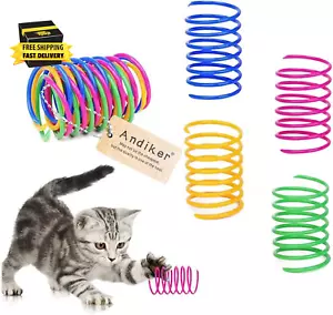 Cat Spiral Spring, 12 Pc Cat Creative Toy to Kill Time and Keep Fit Interactive - Picture 1 of 8