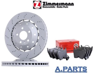 ZIMMERMANN BREMSENSATZ GELOCHT 365 mm VORNE AUDI RS4 8K5 RS5 8F7 R8 422 4S3 427 - Picture 1 of 1
