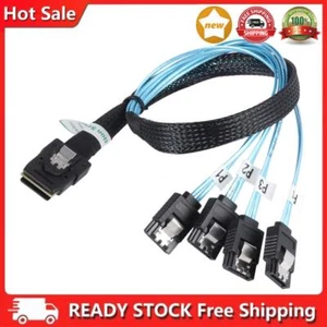 Internal Mini SAS SFF-8087 36P Host to 4 SATA 7P Target Forward Breakout Cable D - Bild 1 von 18