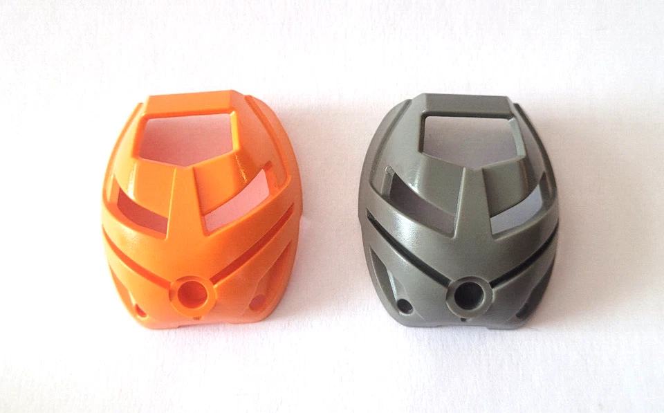 LEGO Bionicle Kanohi Masks RURU Turaga 32567 Orange Dark Gray 2001 Manas Whenua - Image 1 of 1