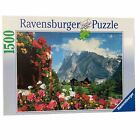RAVENSBURGER Switzerland Bernese Alps !!NOT COUNTED!! Jigsaw Puzzle 1500 Pc RARE