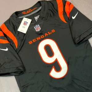 New Nike Joe Burrow Cincinnati Bengals Black Sewn Vapor Limited Jersey Sz S $160 - Picture 1 of 13