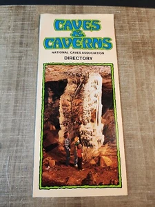 Vintage Reiseprospekt National Caves Association Höhlen & Höhlen Verzeichnis - Bild 1 von 7