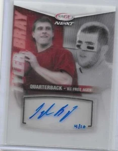 Tyler Bray 2013 Sage Next Football Rookie Autograph #10 Ser#4/10 - Picture 1 of 1